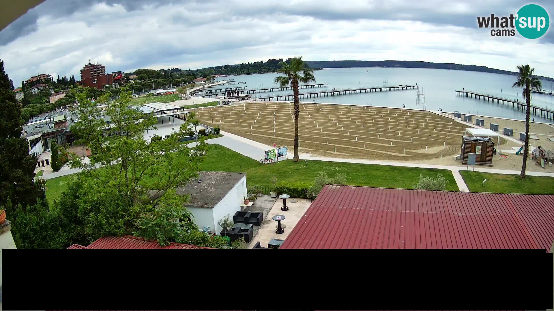 Webcam Live Strand in Portorož