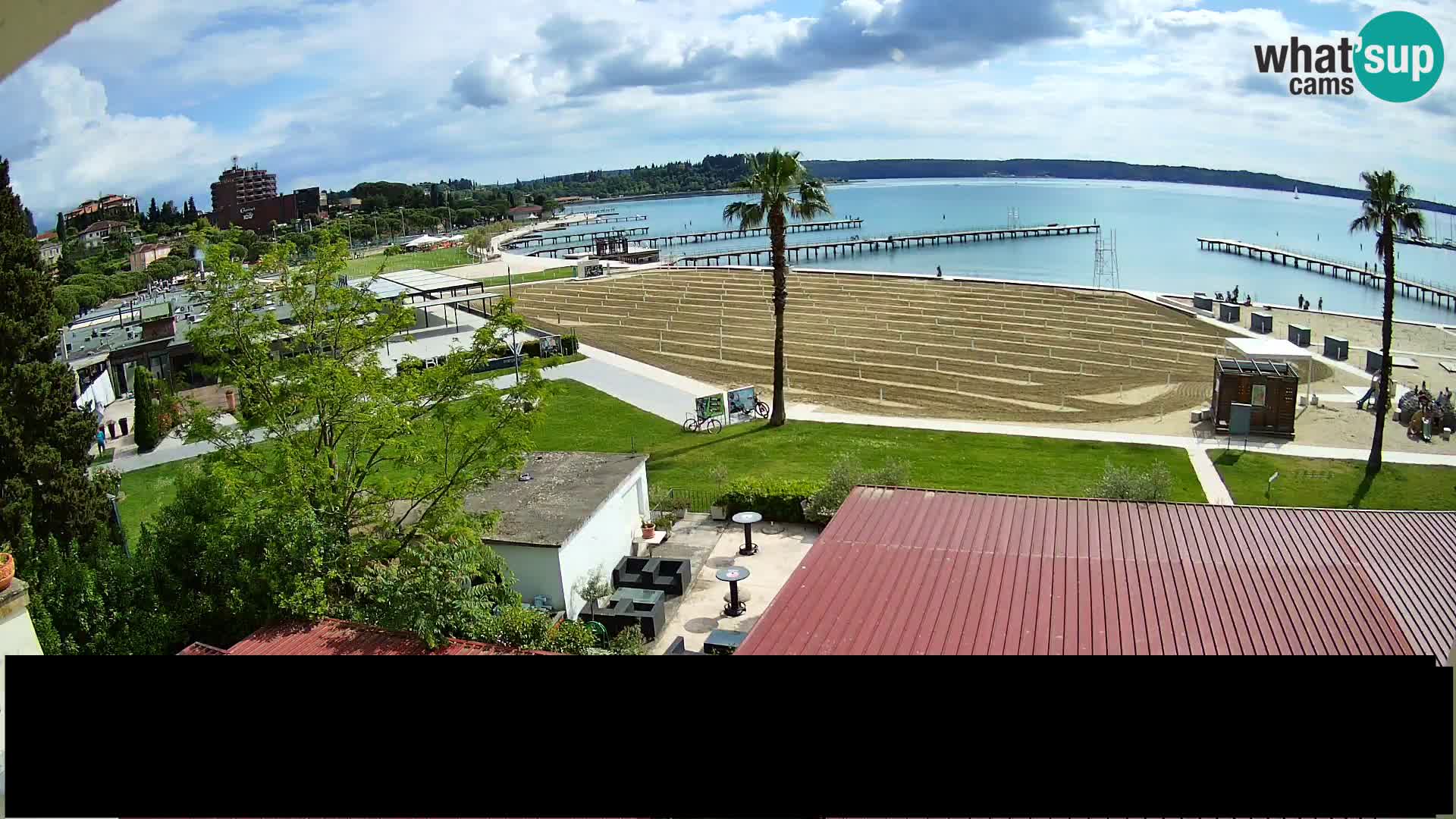 Spiaggia di Portorose live webcam