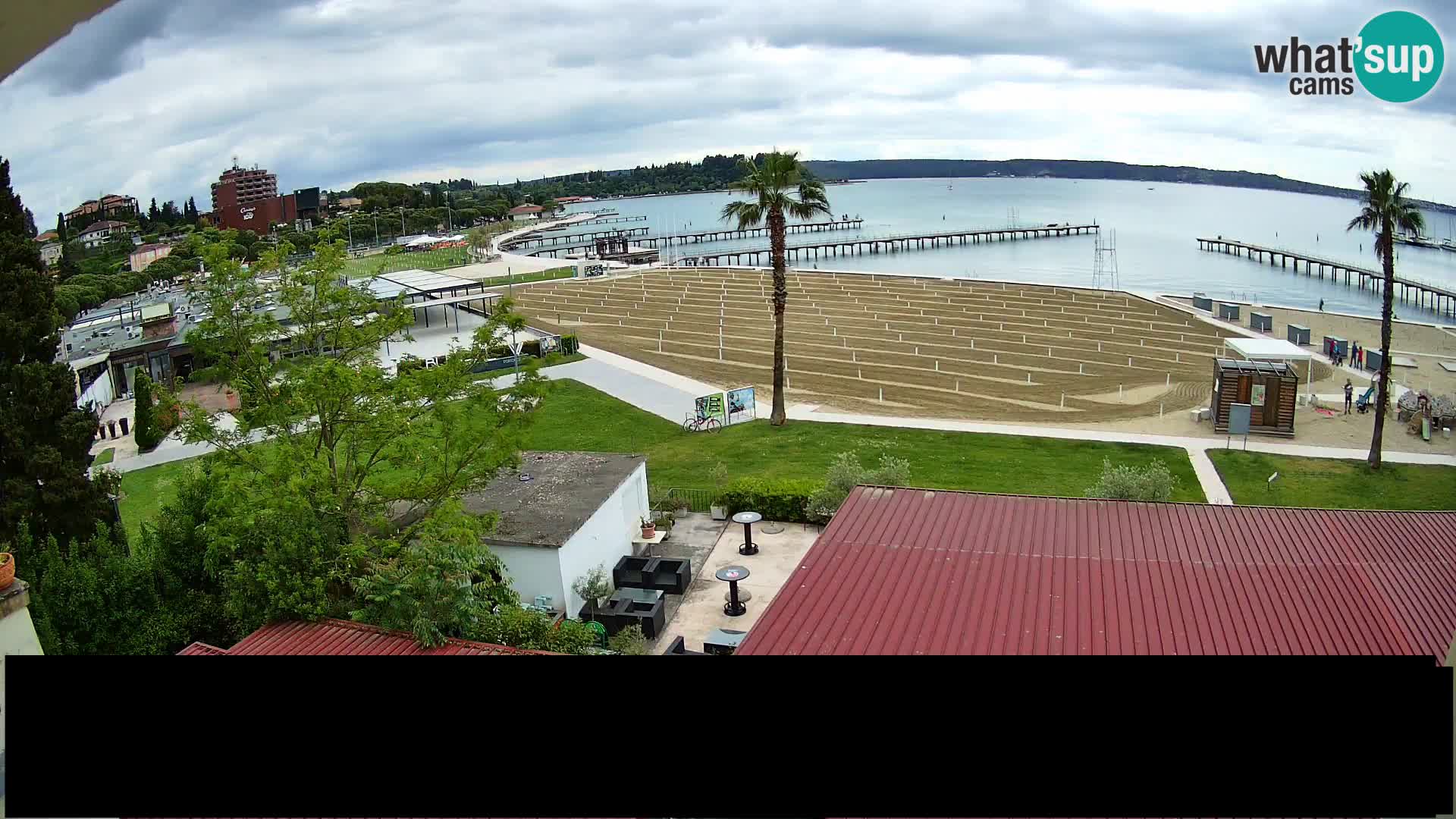 Spletna kamera plaža Portorož