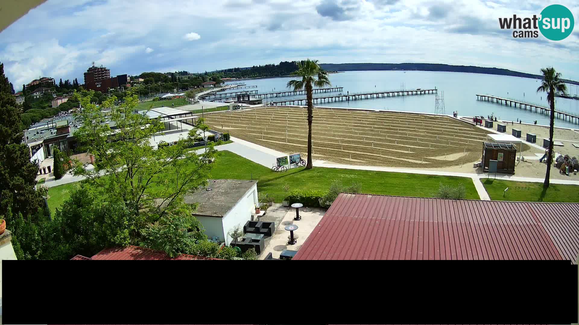 Webcam Live Spiaggia di Portorose