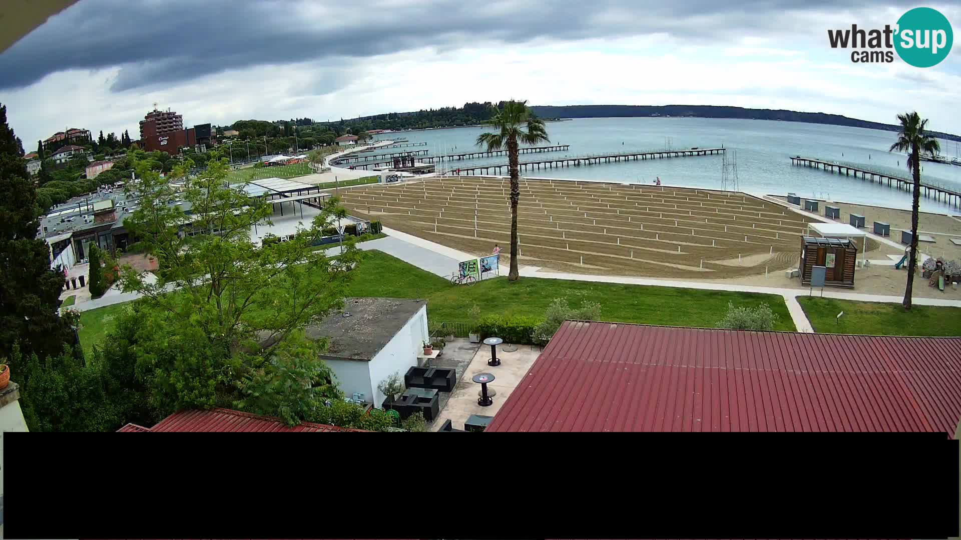 Spletna kamera plaža Portorož