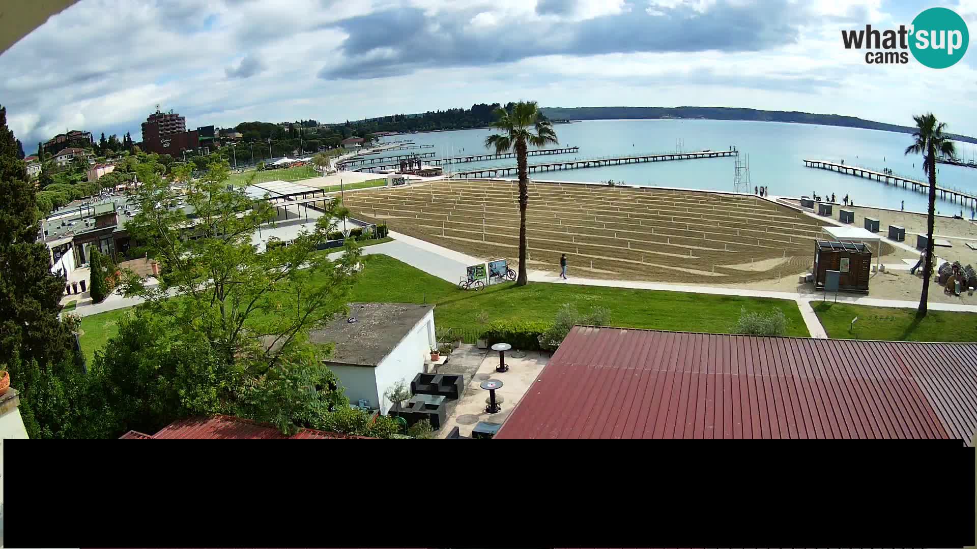 Webcam Live Strand in Portorož