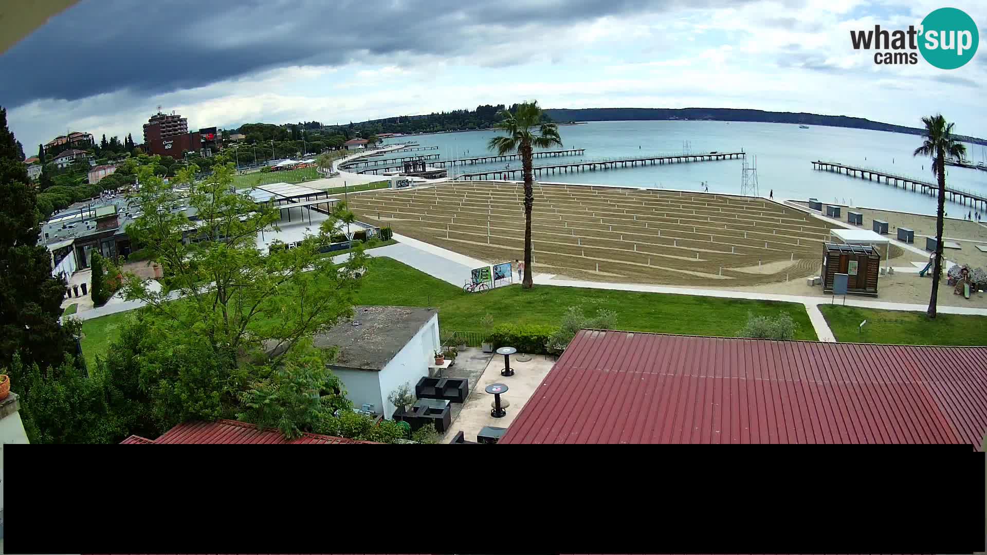 Plage Portorož live cam