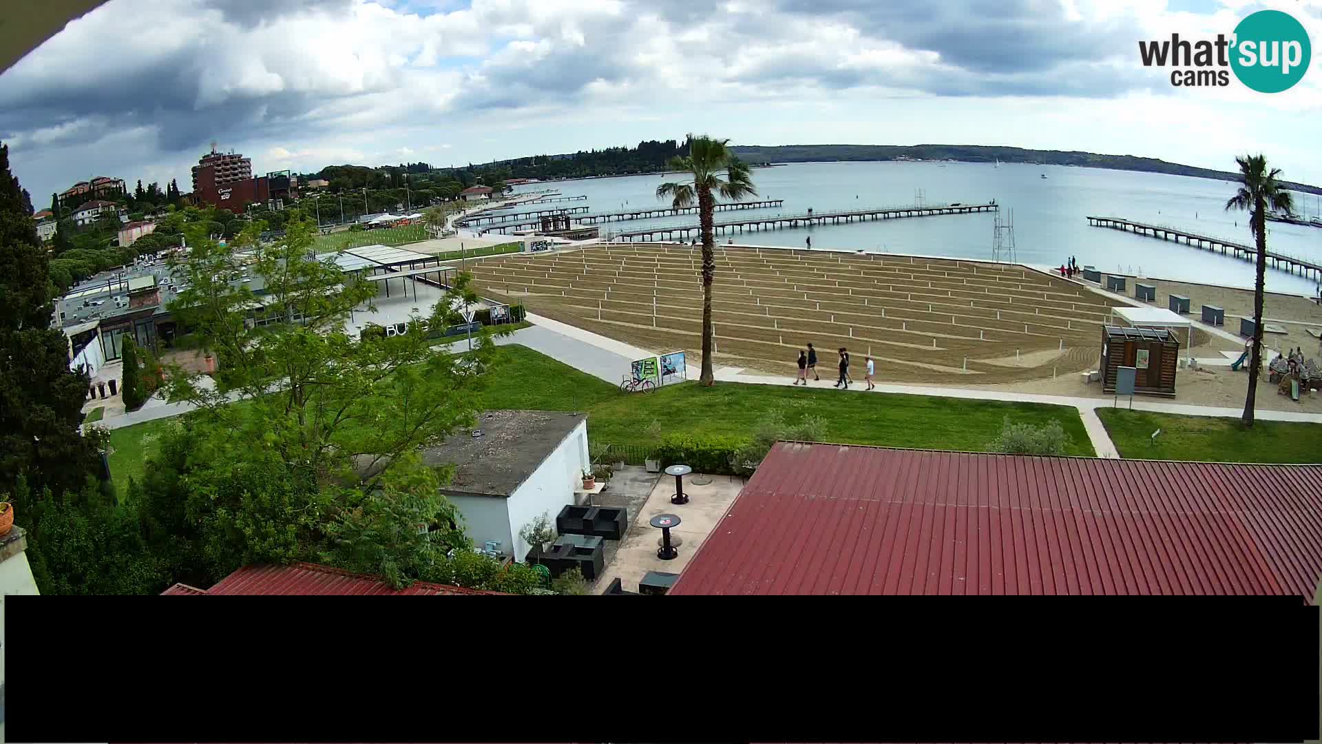 Spletna kamera Plaža Portorož