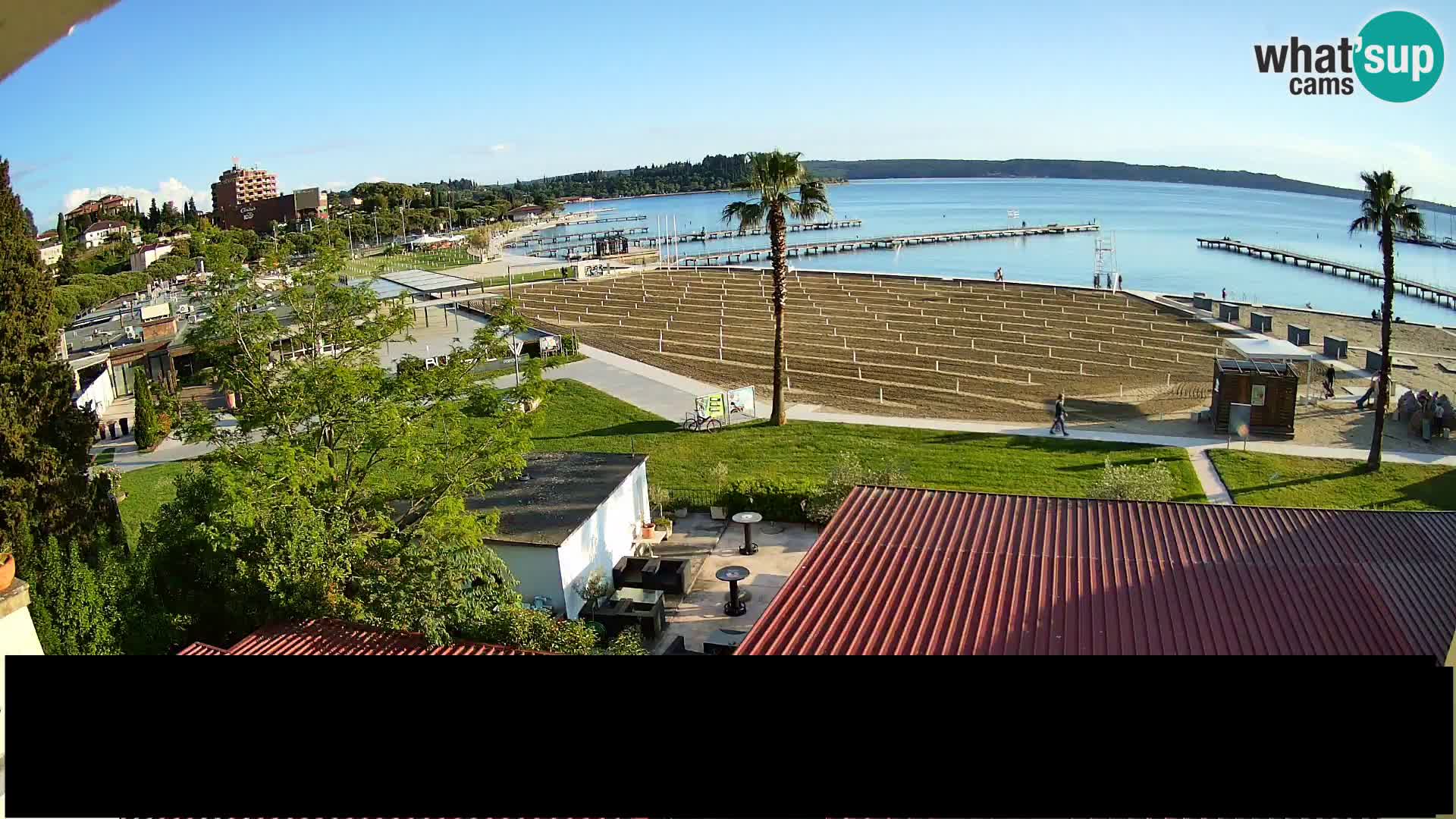 Webcam Live Playa de Portorož