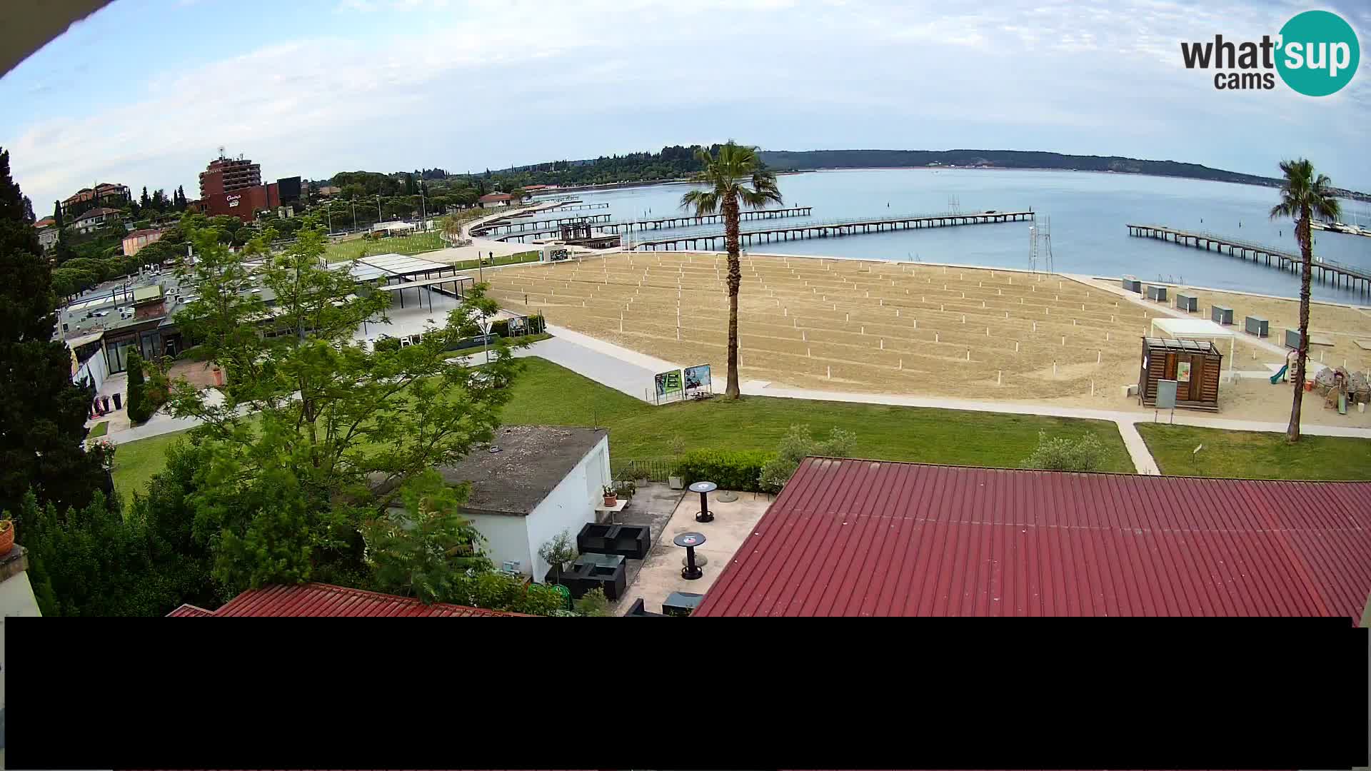 Spiaggia di Portorose live webcam