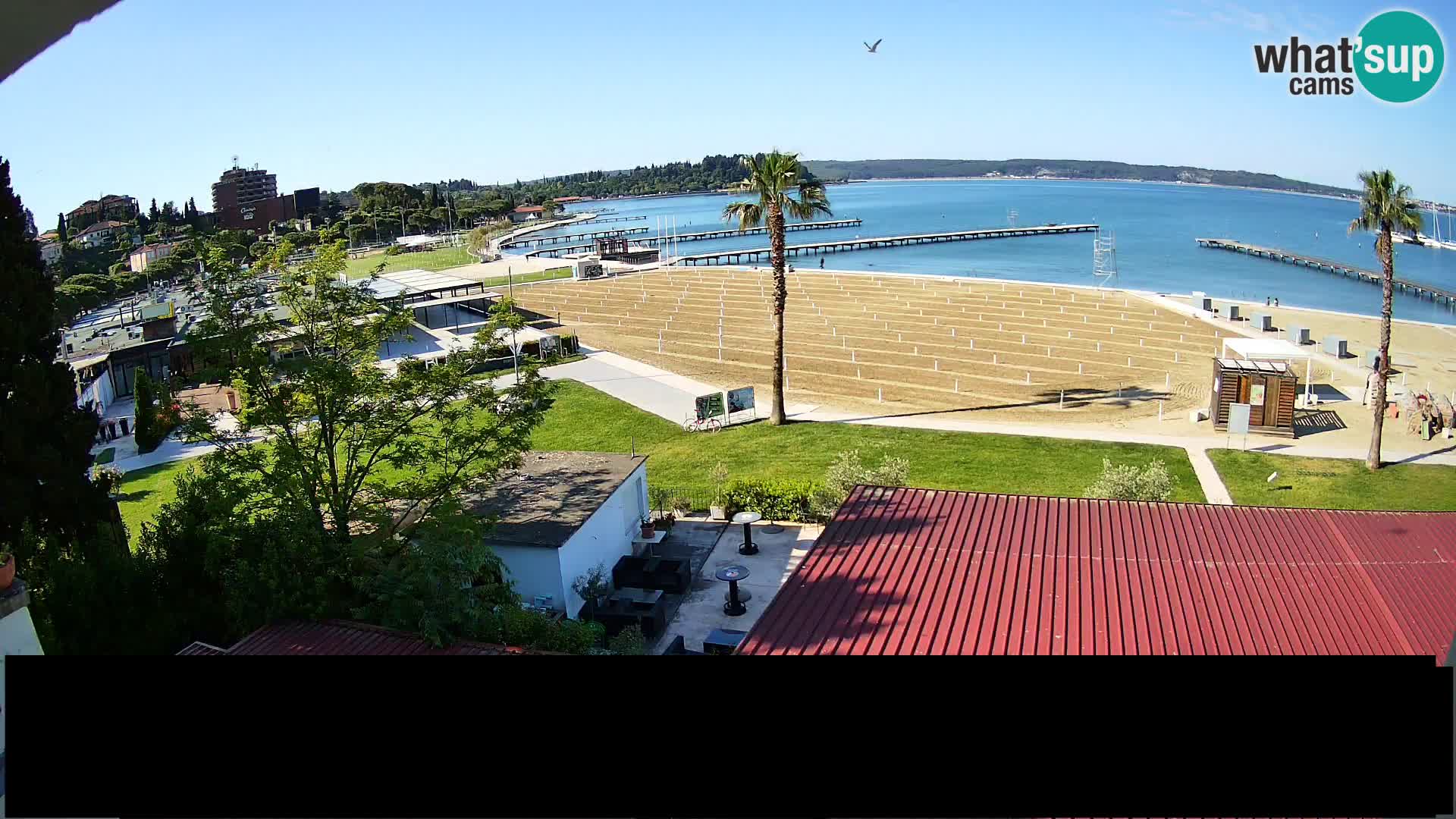 Plaža Portorož web kamera