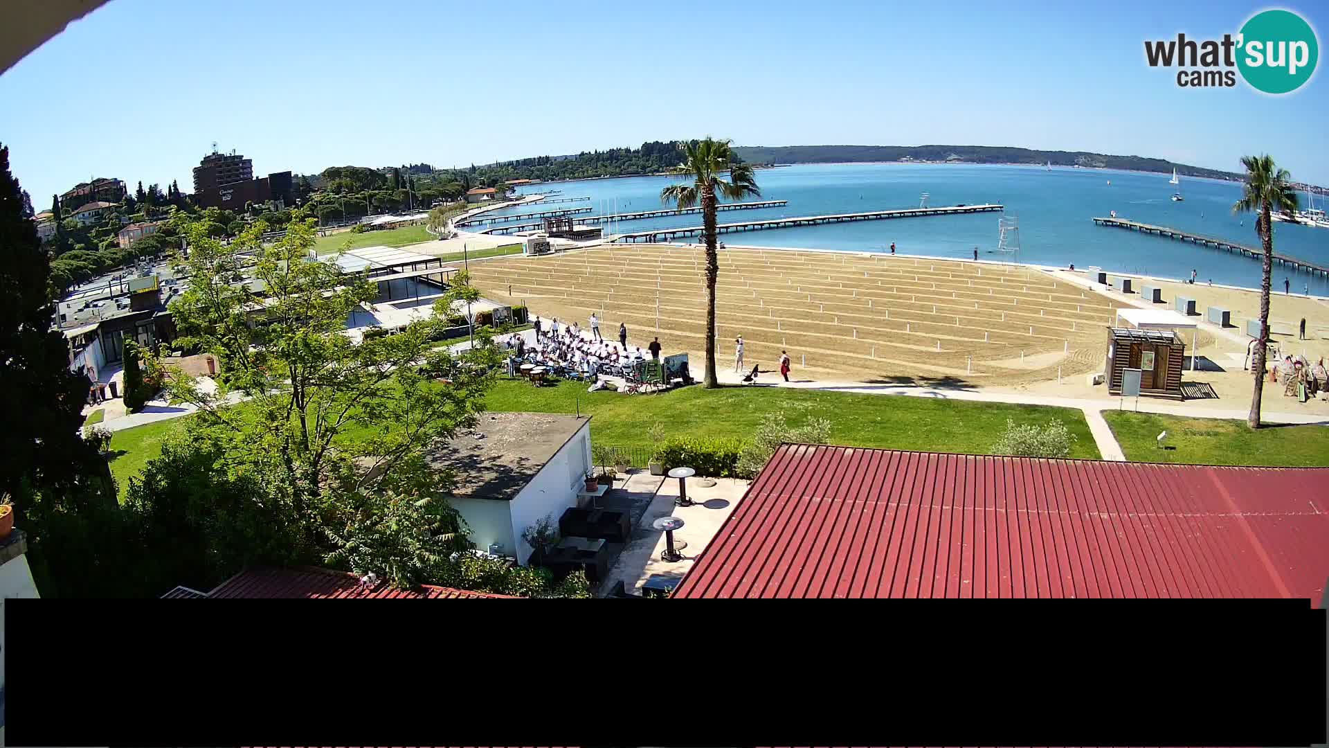 Spletna kamera plaža Portorož