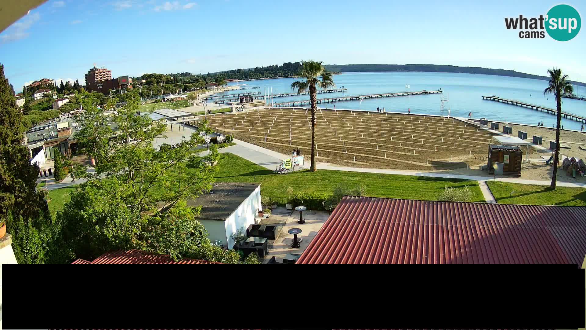 Plaža Portorož web kamera