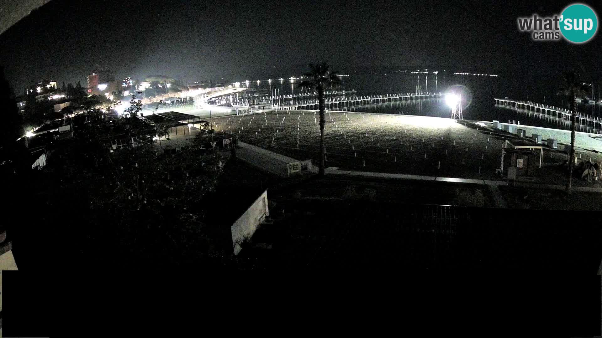 Kamera v živo Portorož plaža – Bungalow