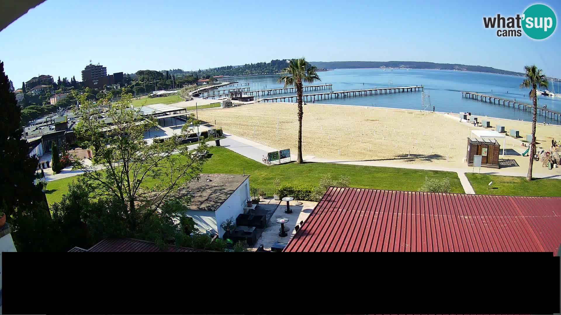 Webcam Portorož Strand – Karamela bar