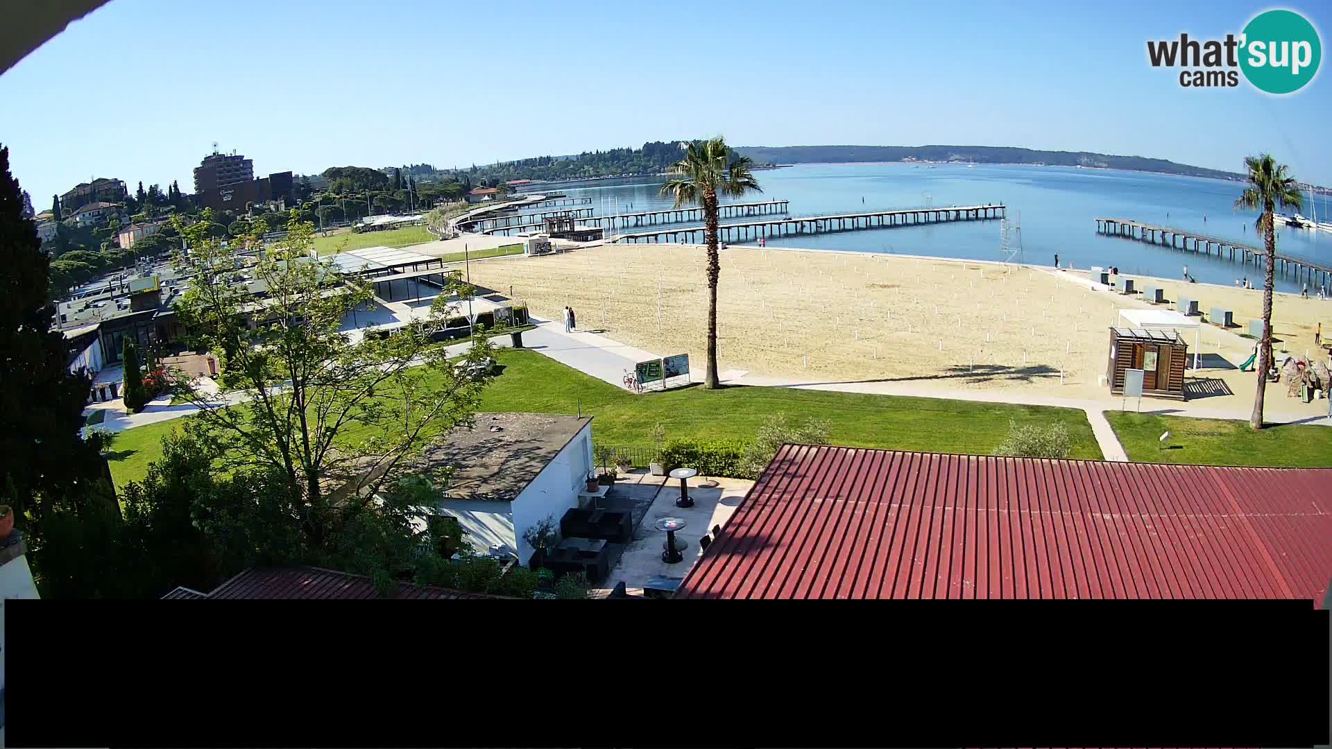 Spletna kamera Plaža Portorož