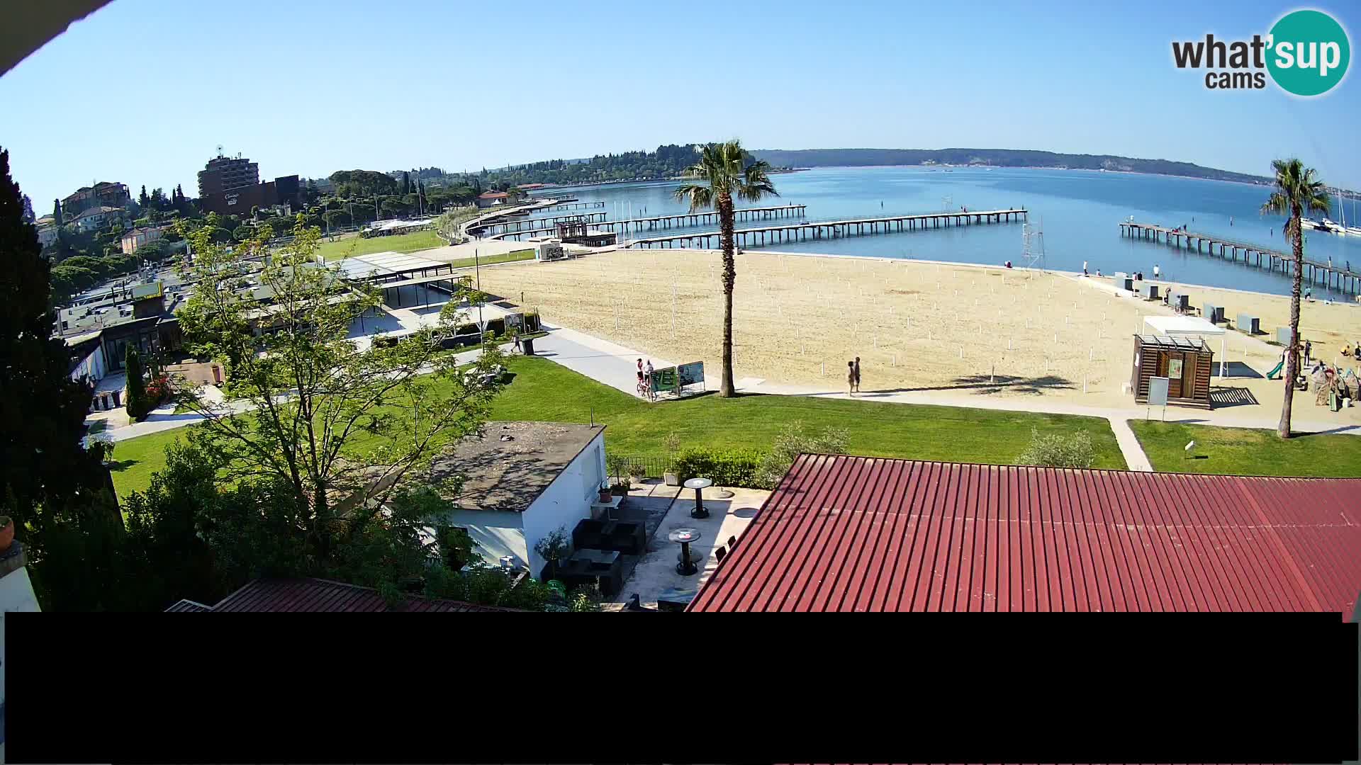 Webcam live Beach in Portorož