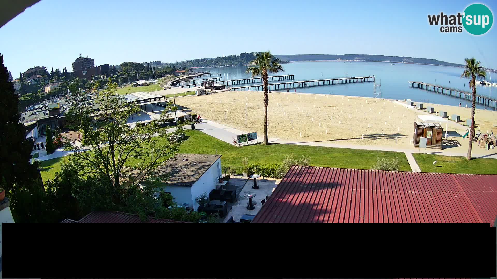 Spletna kamera Plaža Portorož