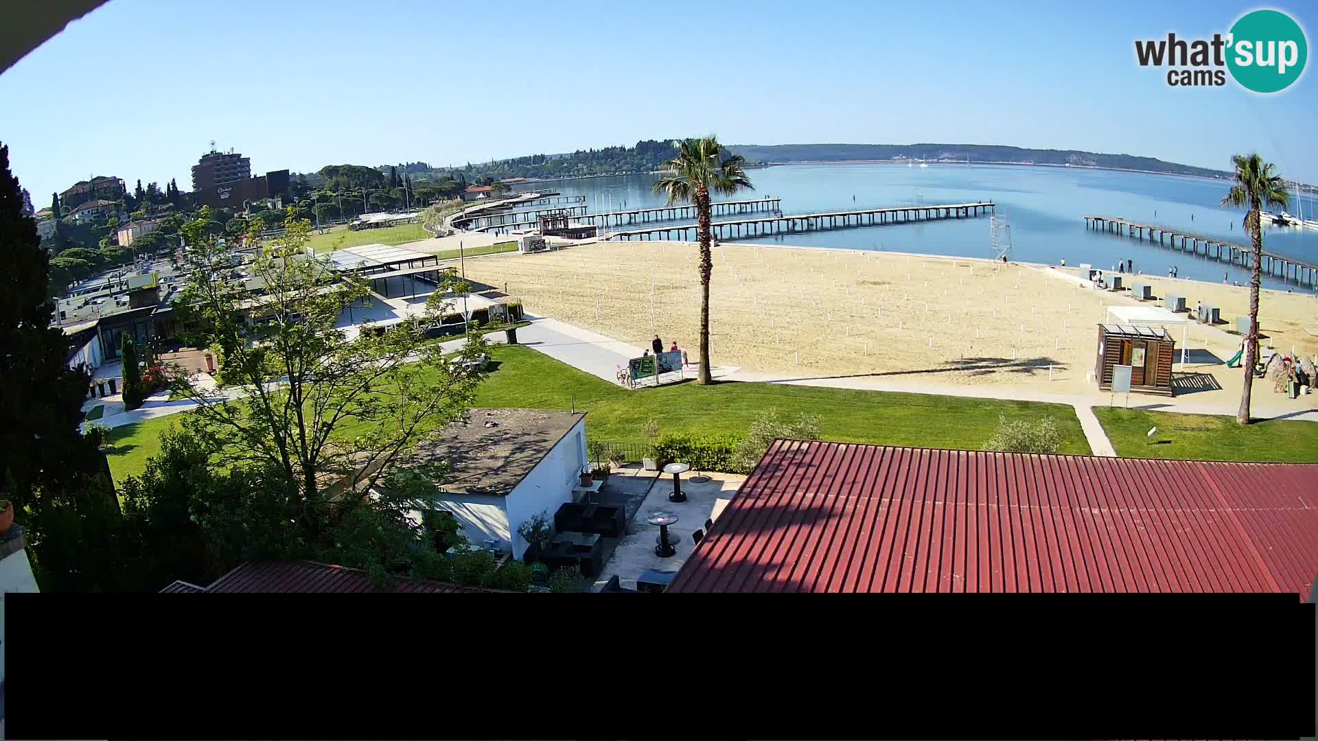 Spletna kamera Plaža Portorož