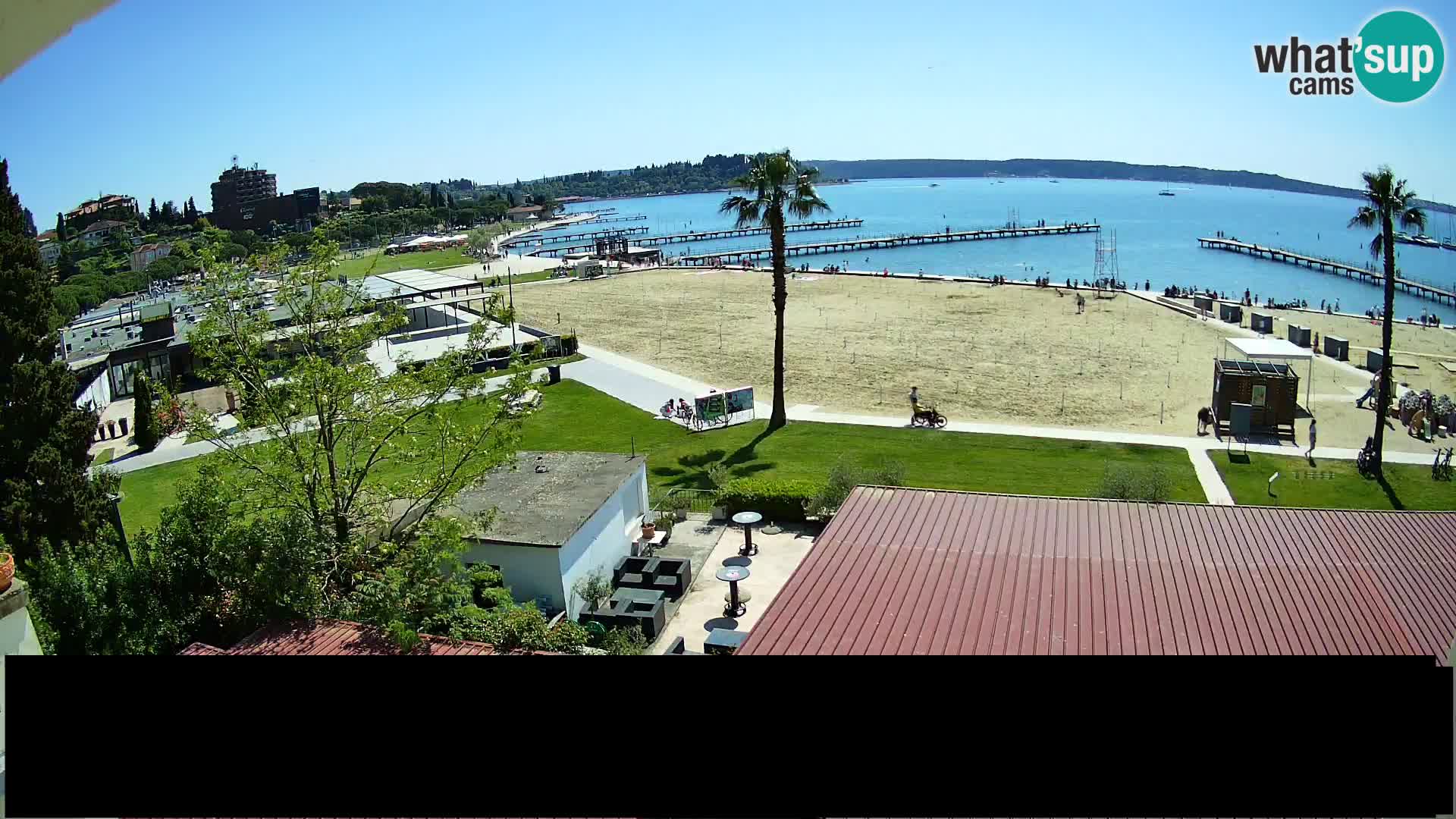 Webcam live Beach in Portorož