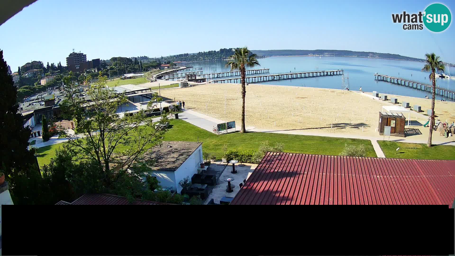Webcam live Beach in Portorož
