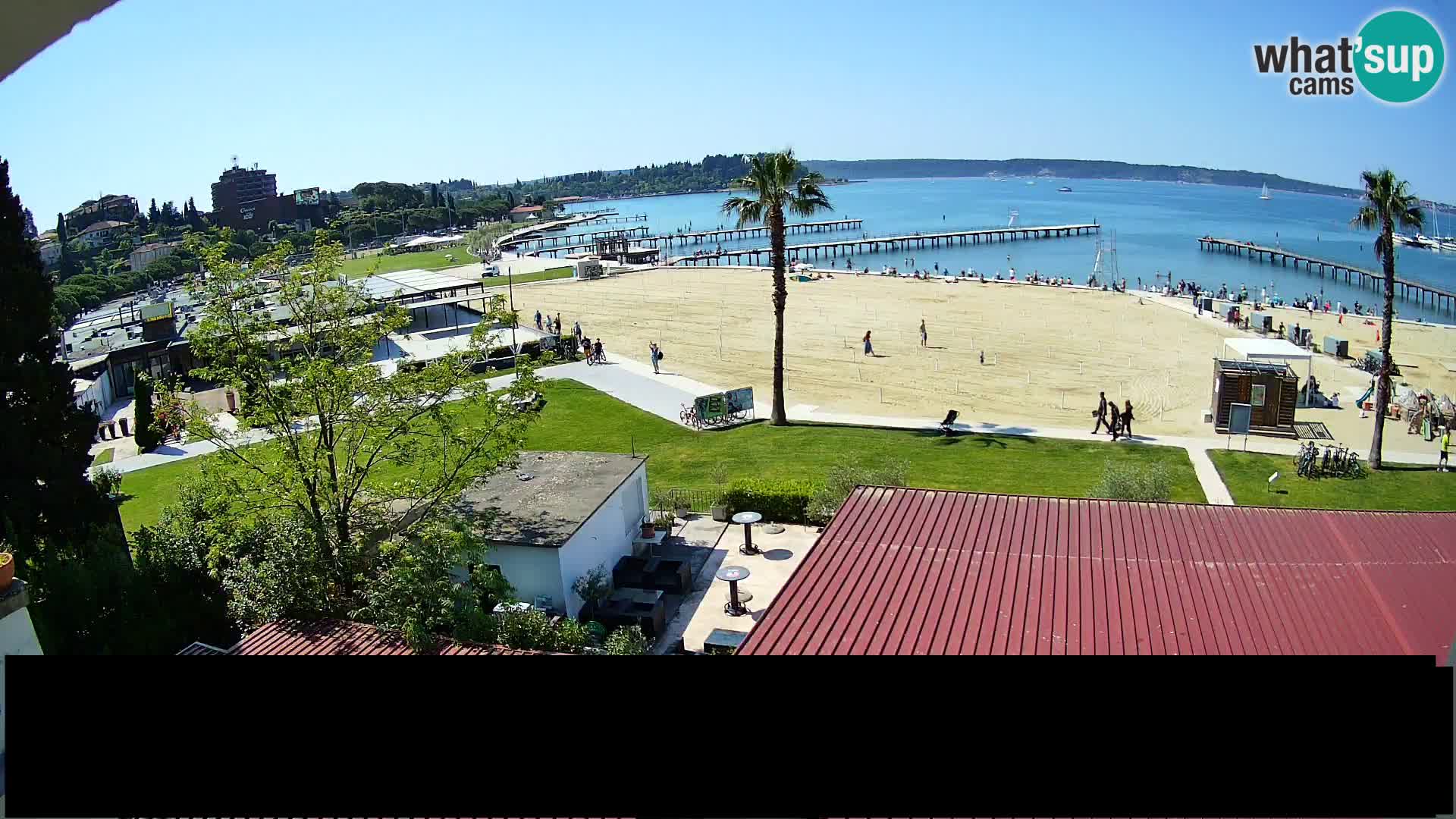 Webcam Live Strand in Portorož
