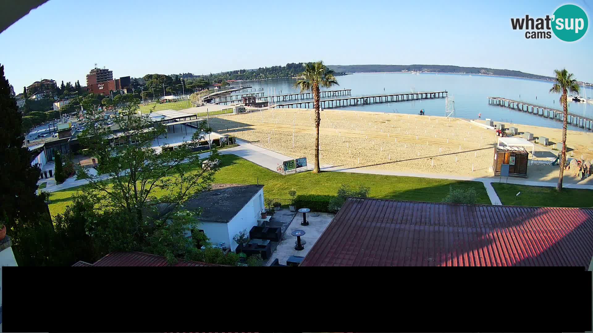 Webcam Live Playa de Portorož