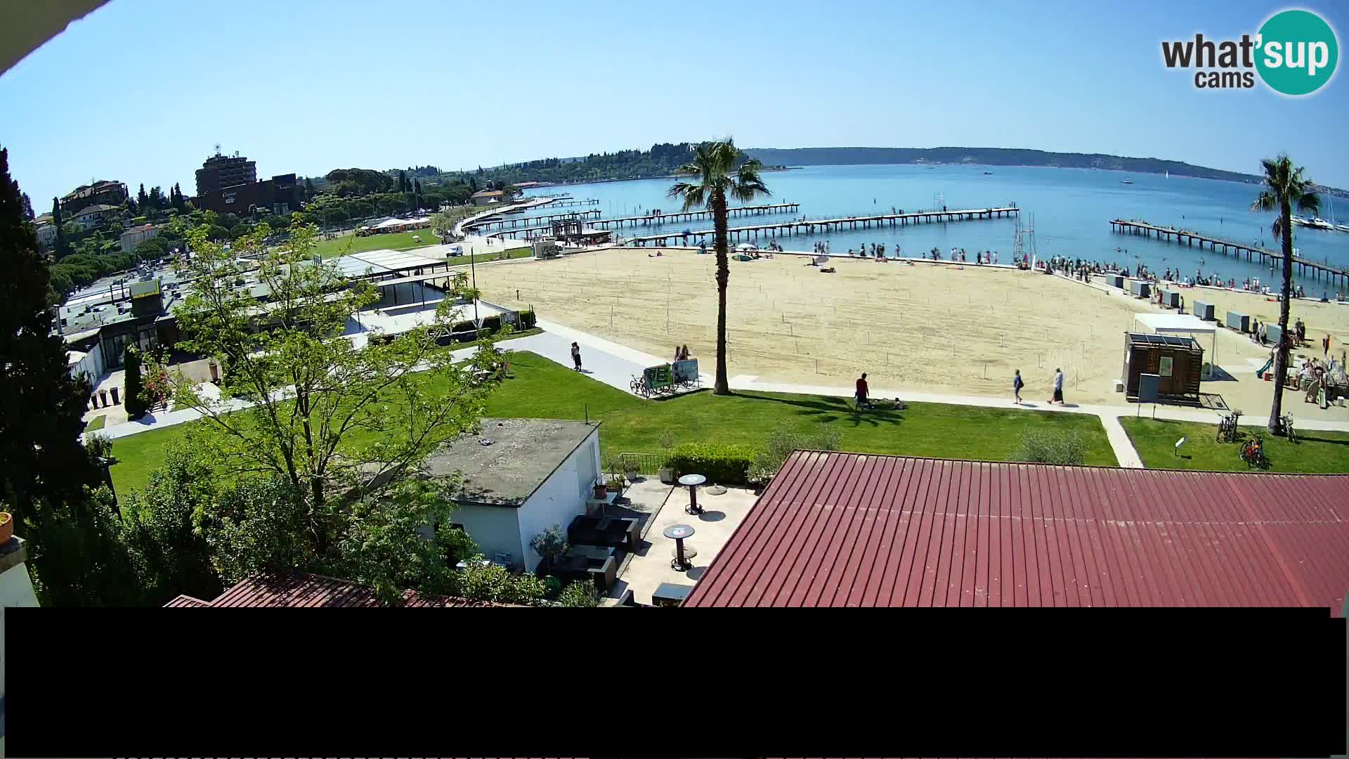 Webcam live Beach in Portorož