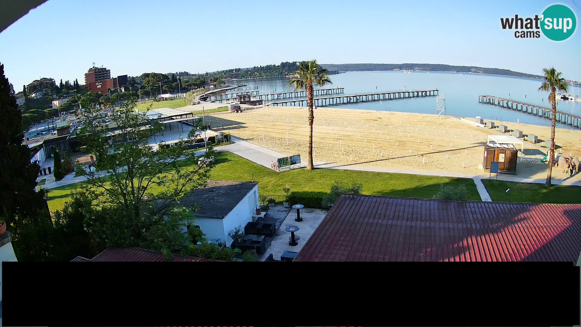 Webcam Live Playa de Portorož
