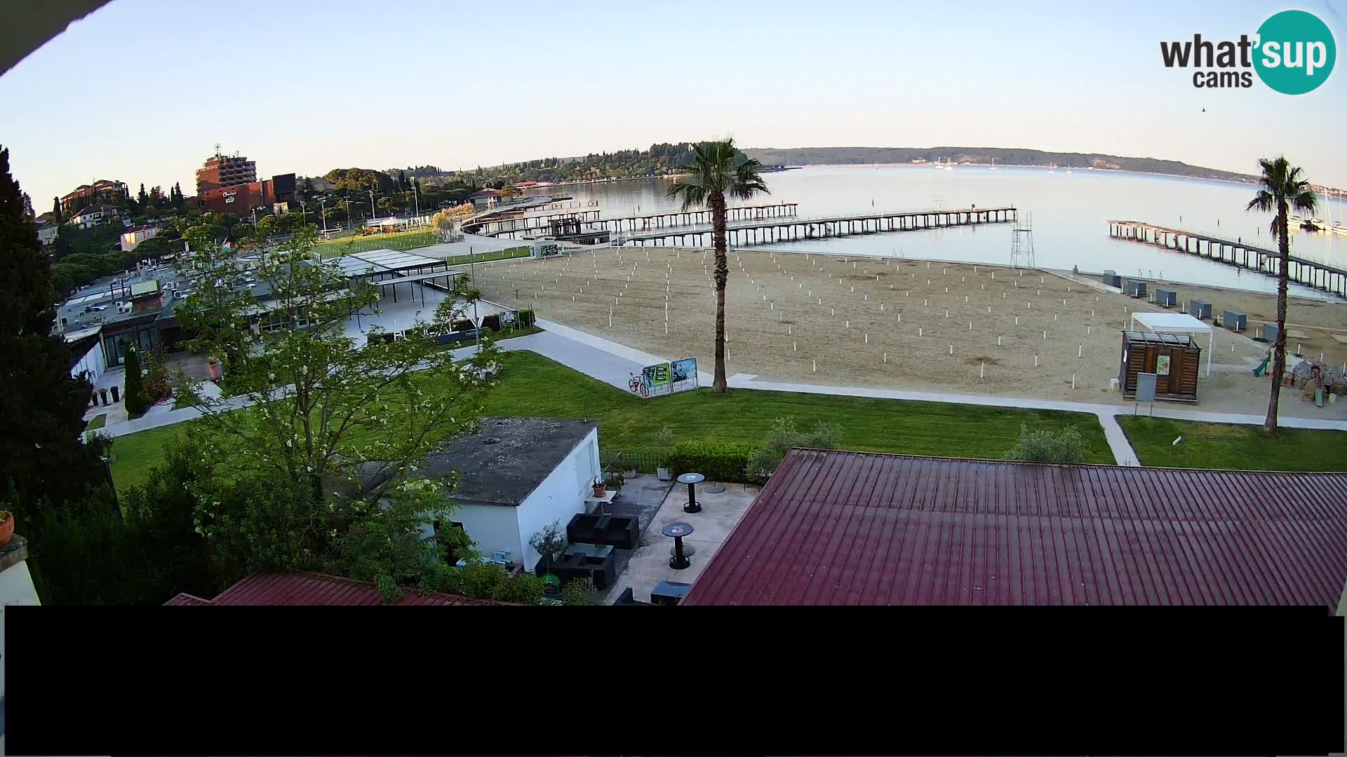 Spiaggia di Portorose live webcam