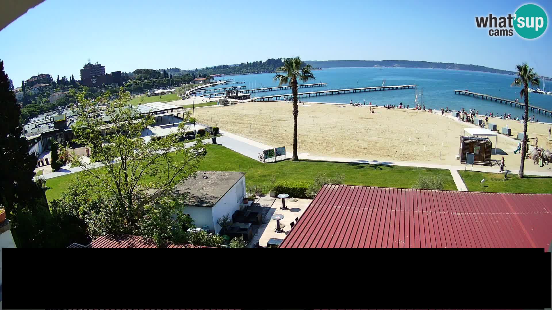 Livecam Portorož beach