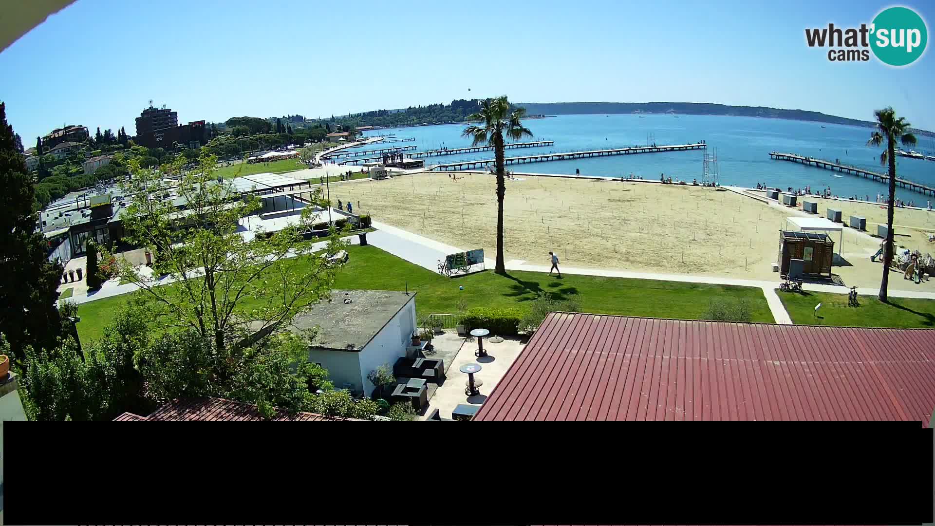 Web Kamera Plaža u Portorožu
