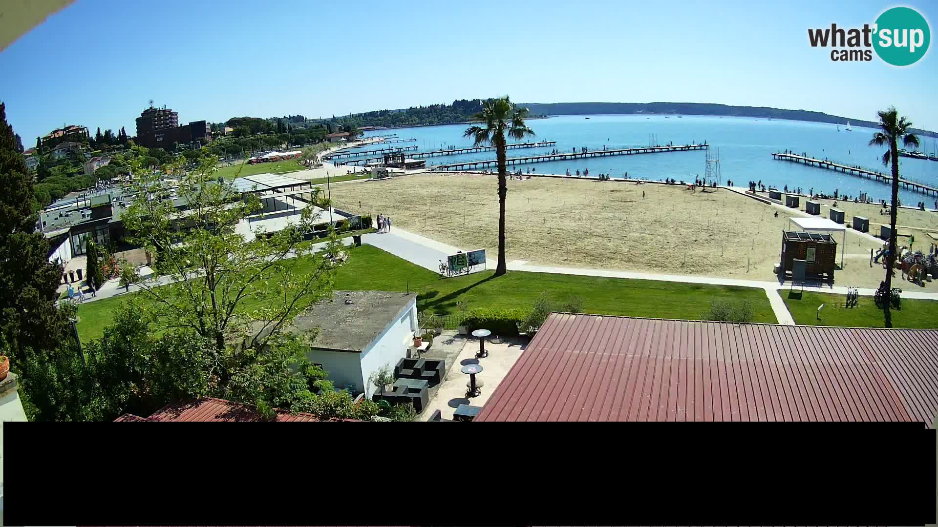 Plaža Portorož web kamera