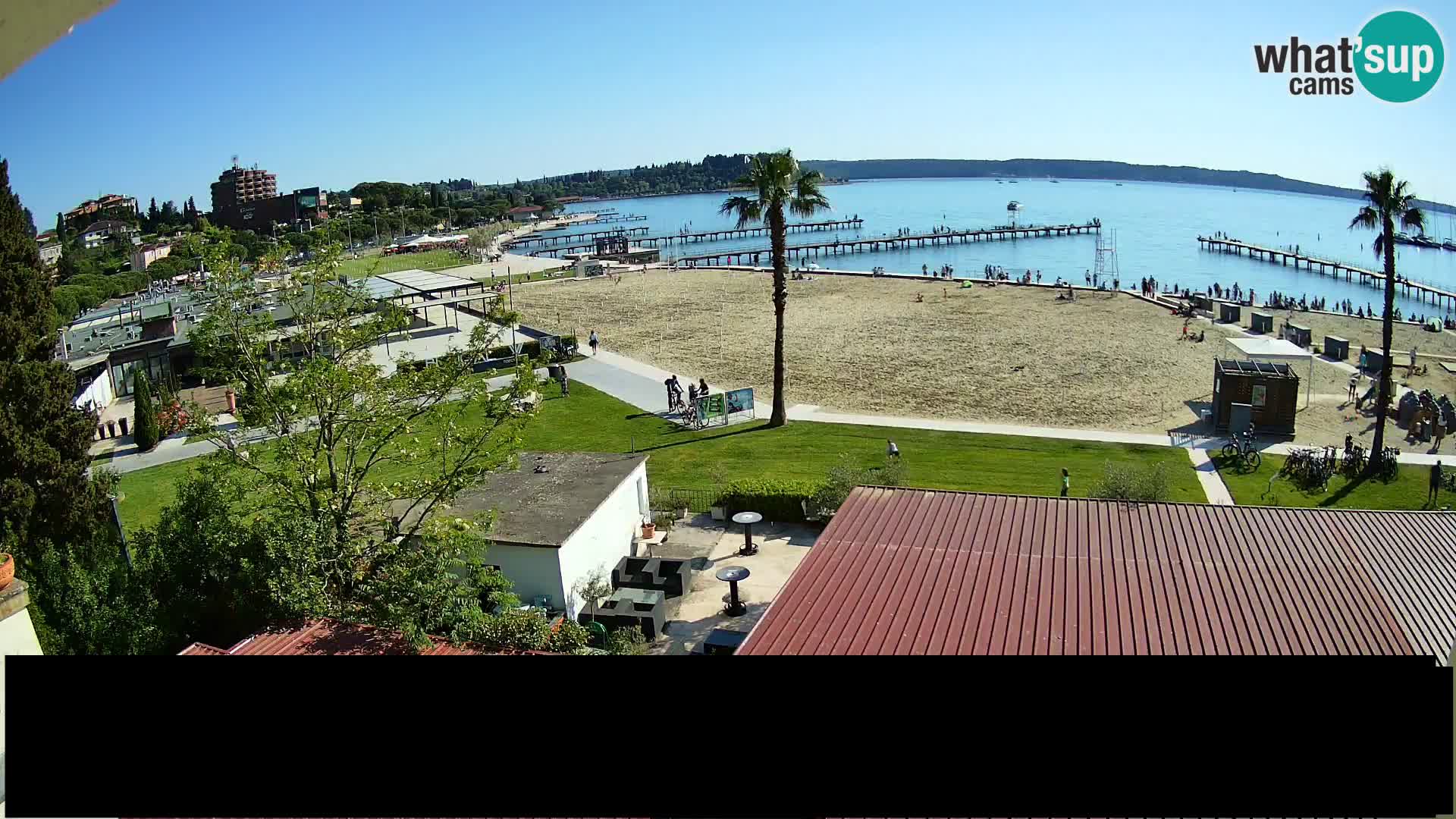 Webcam Live Spiaggia di Portorose