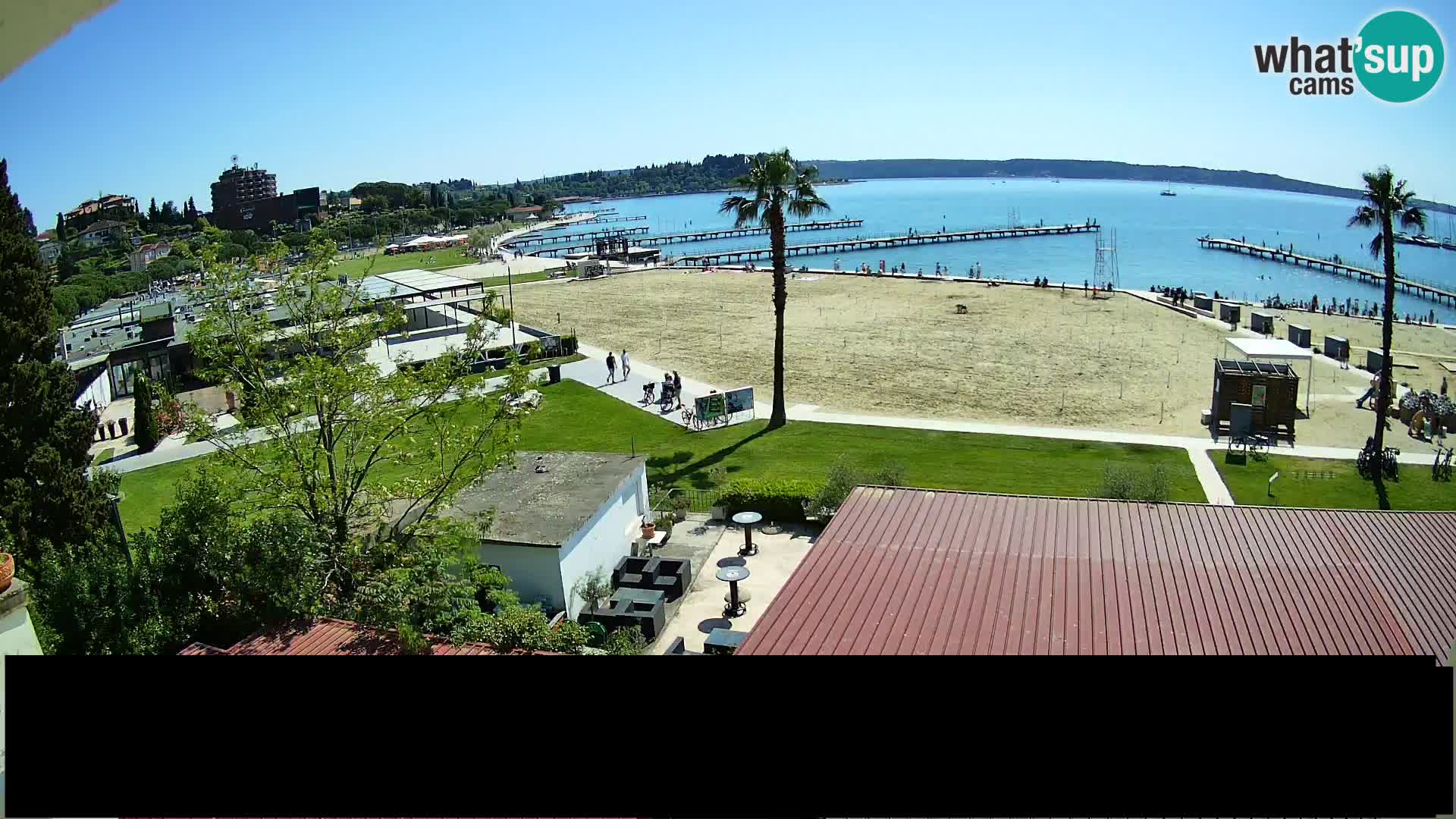 Plaža Portorož web kamera
