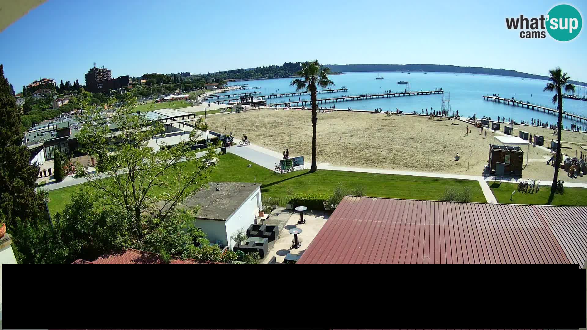 Webcam Live Spiaggia di Portorose