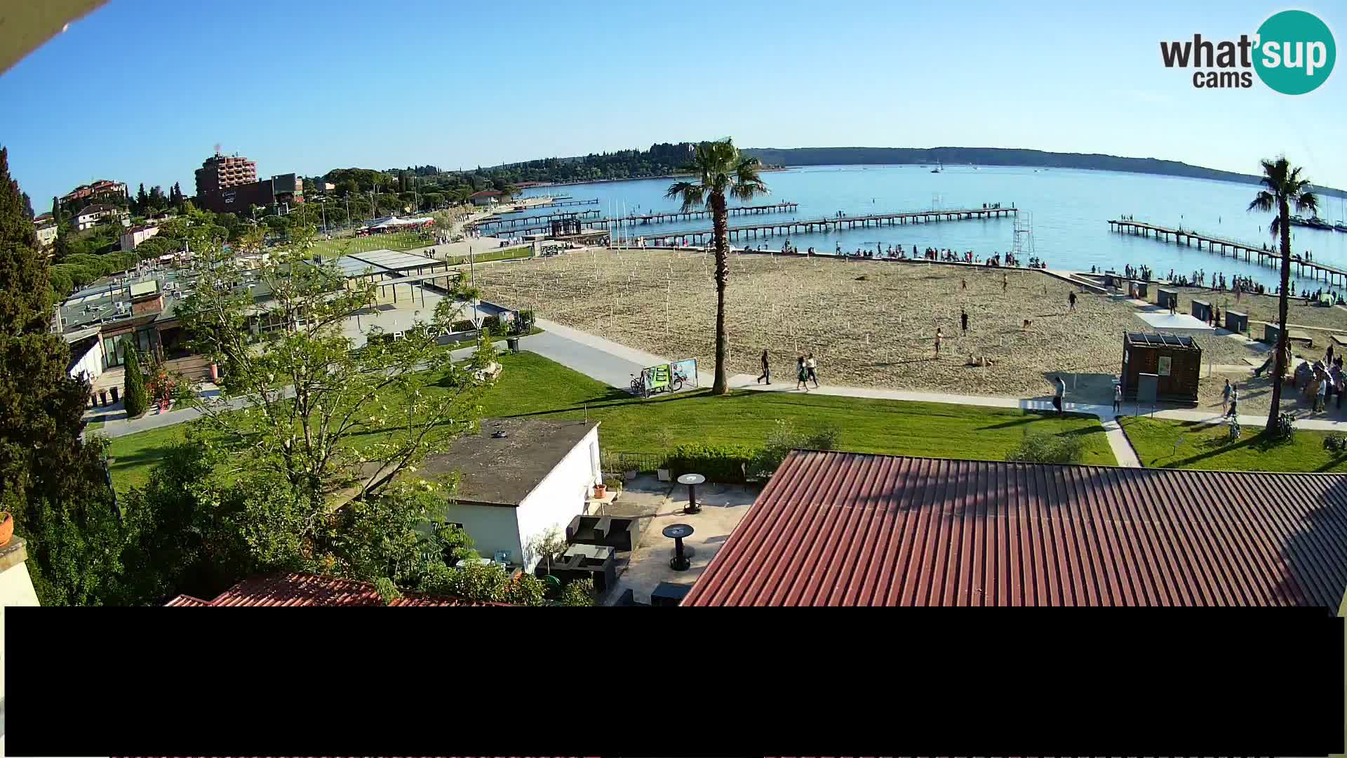 Webcam spiaggia Portorose – Caffe Karamela