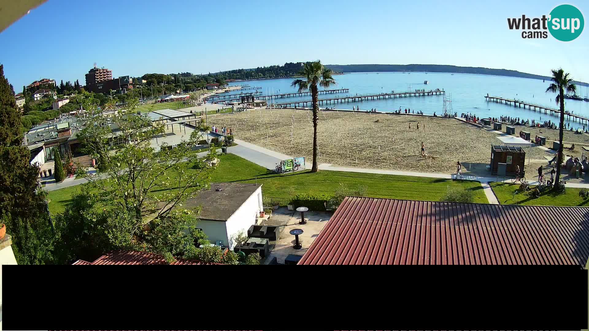 Plaža Portorož web kamera