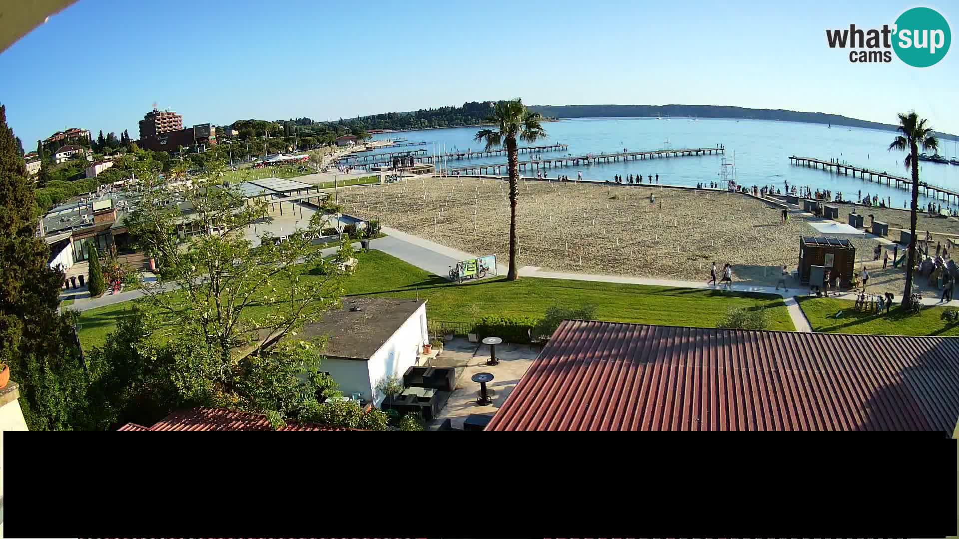 Webcam spiaggia Portorose – Caffe Karamela