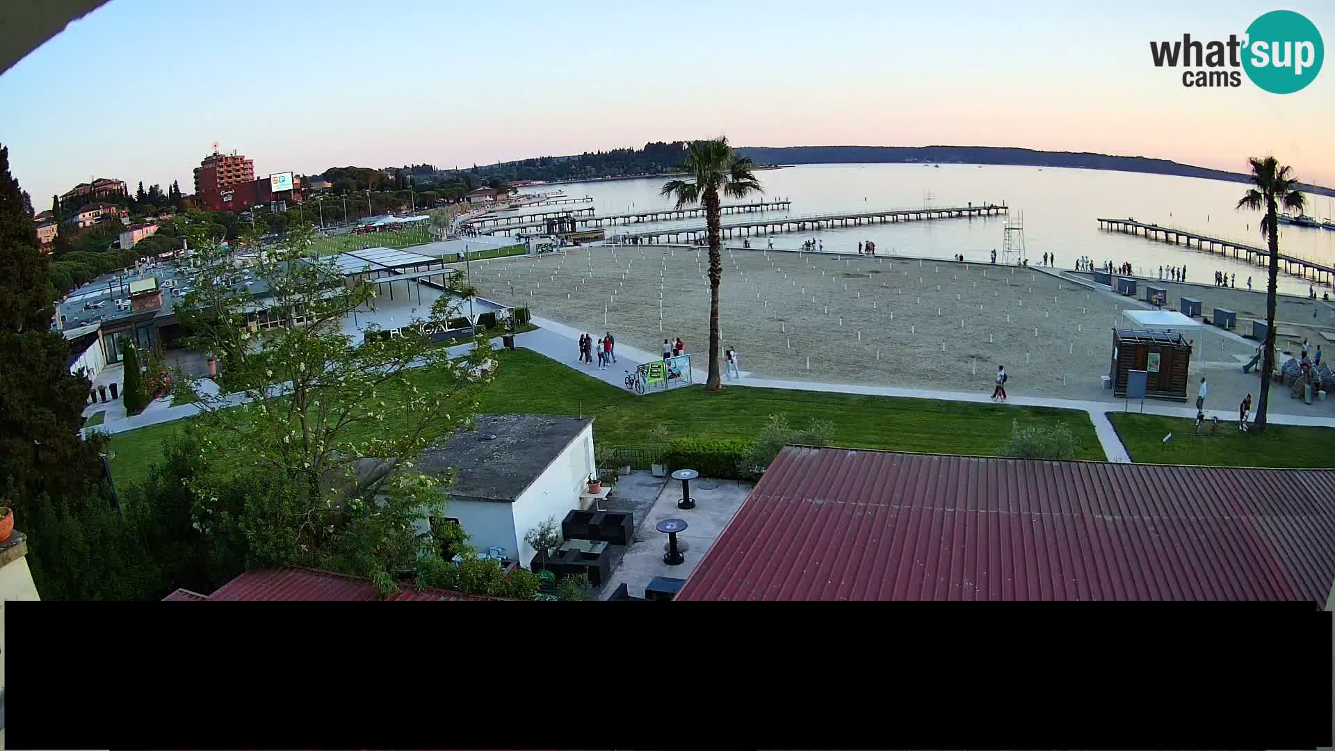Webcam Live Strand in Portorož