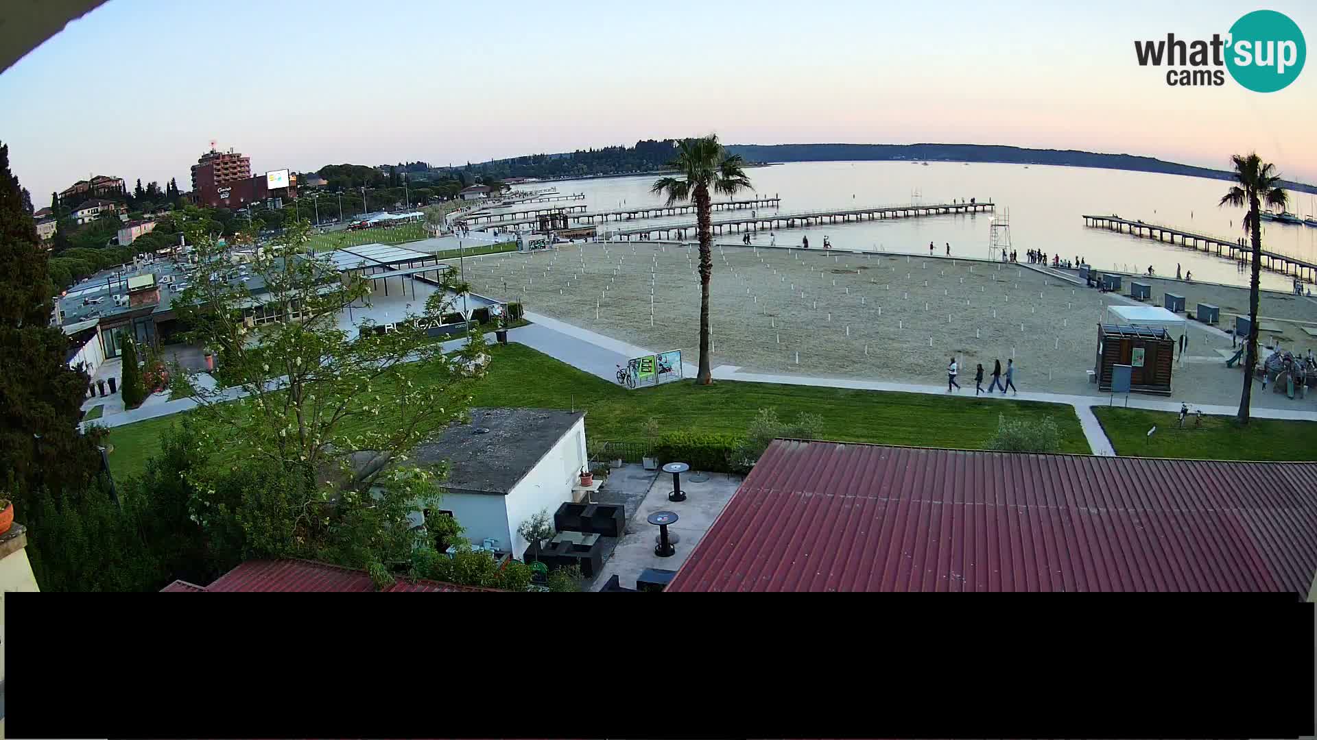 Webcam Live Strand in Portorož