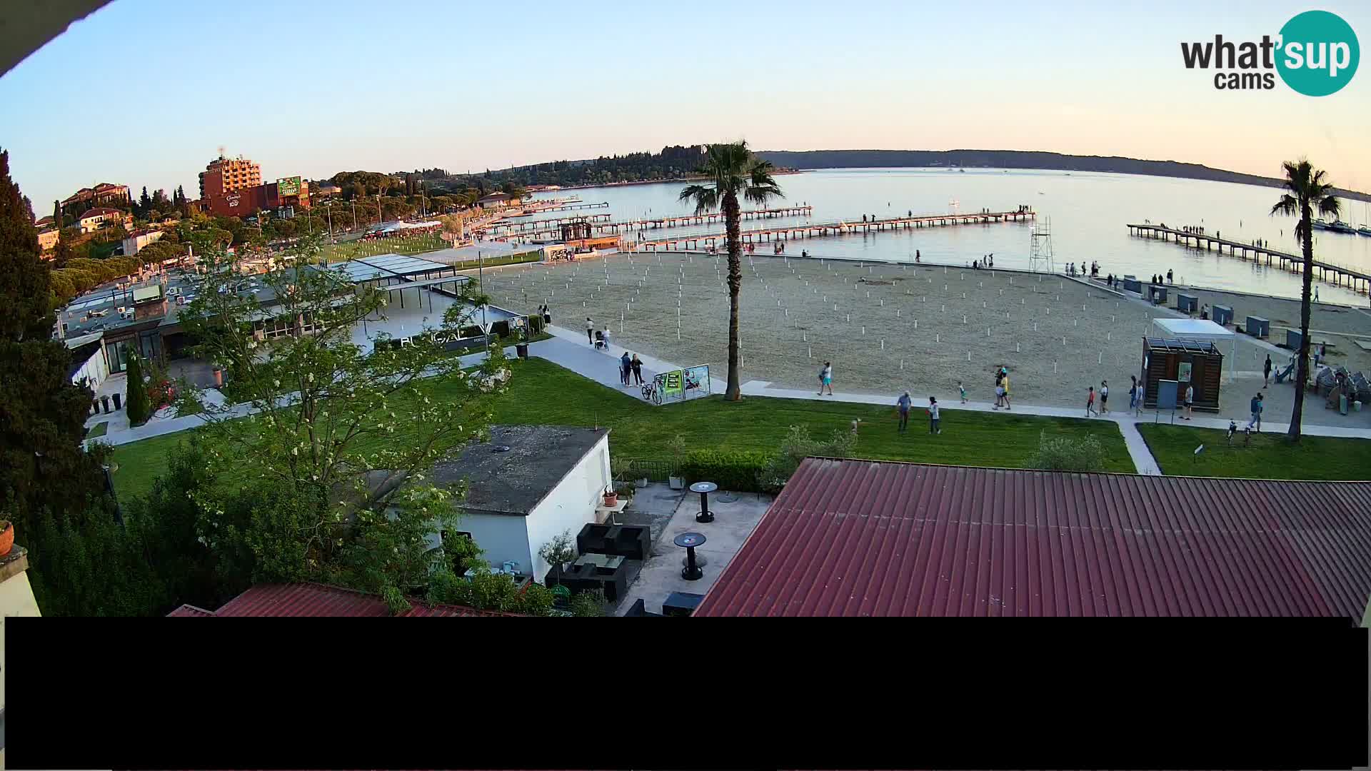 Plage Portorož live cam