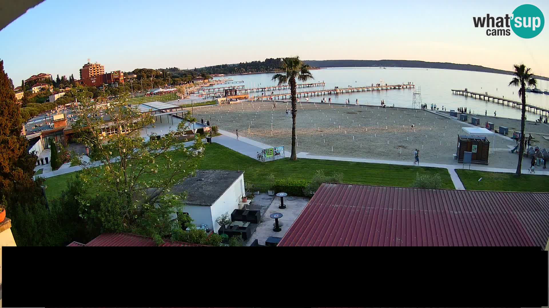 Webcam Live Playa de Portorož