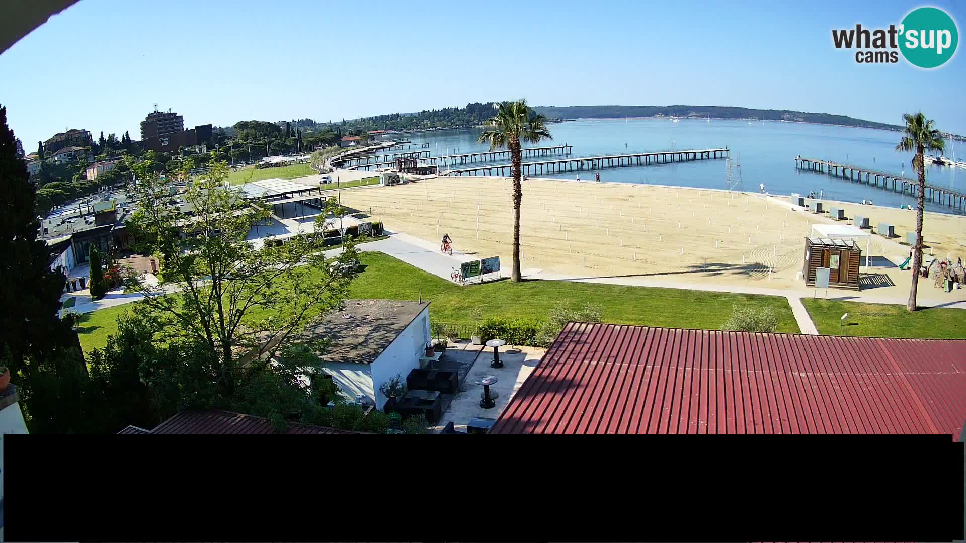Playa Portorož camera en vivo