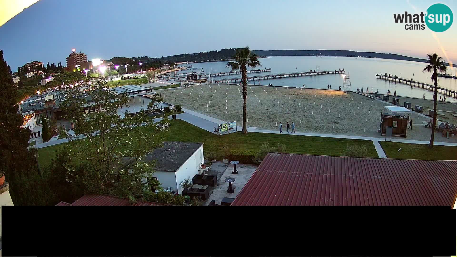 Plaža Portorož web kamera