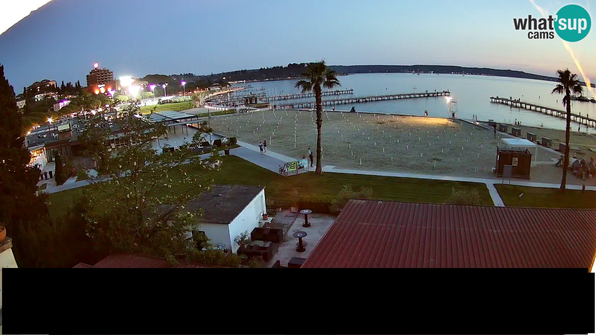 Webcam live Playa Portorož – Caffe Karamela