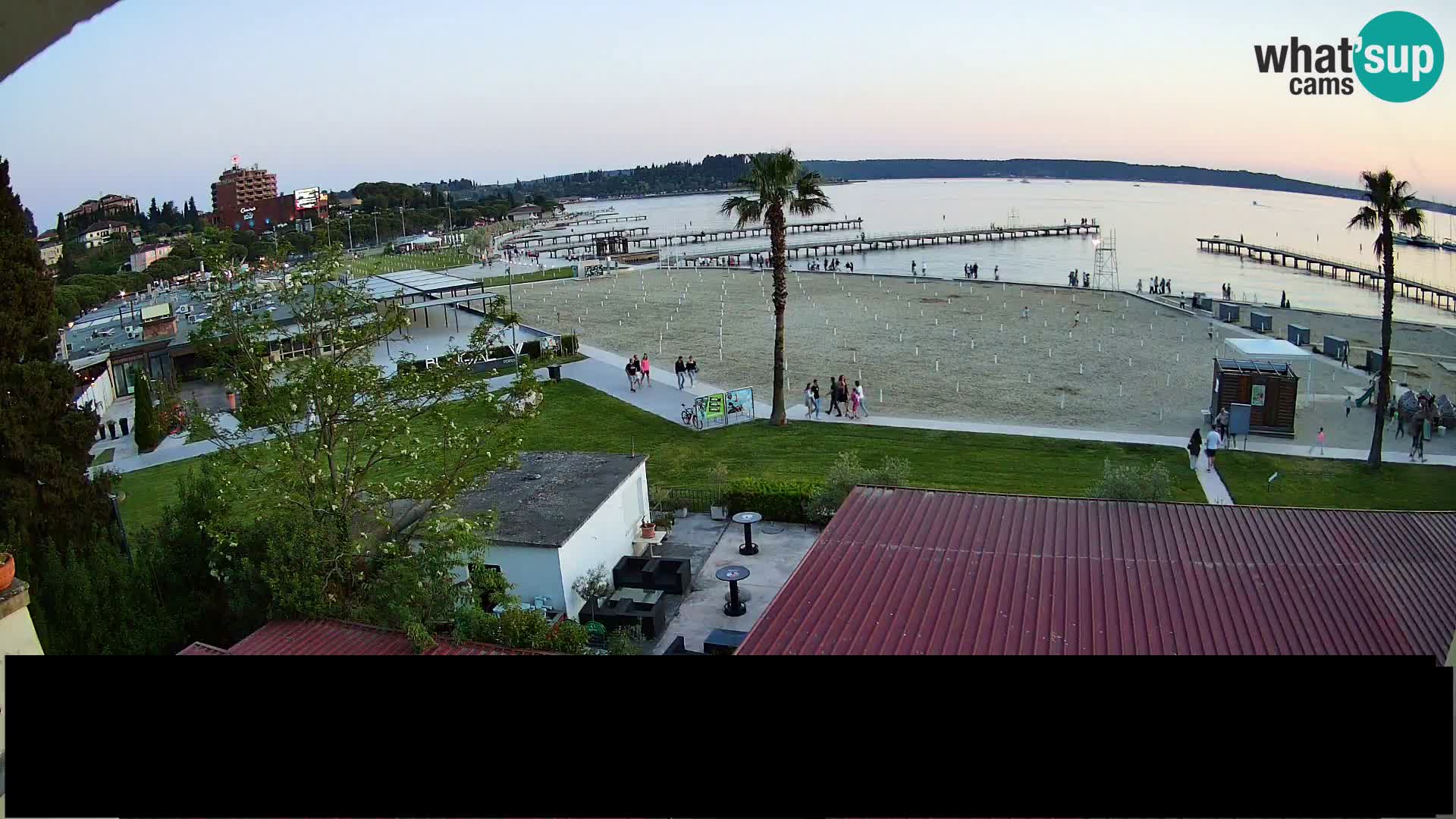 Web kamera Portorož plaža – Kavarna Karamela