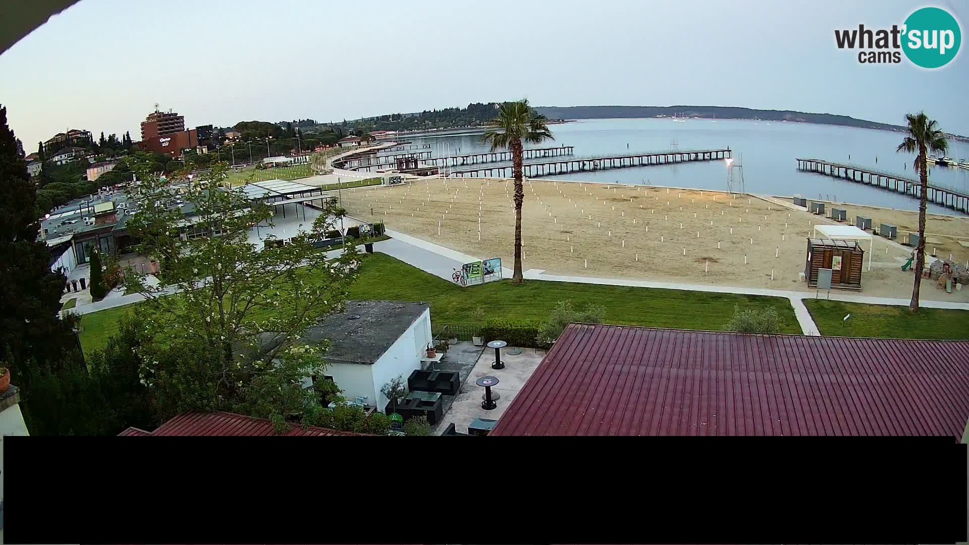 Webcam Portorož Strand – Karamela bar