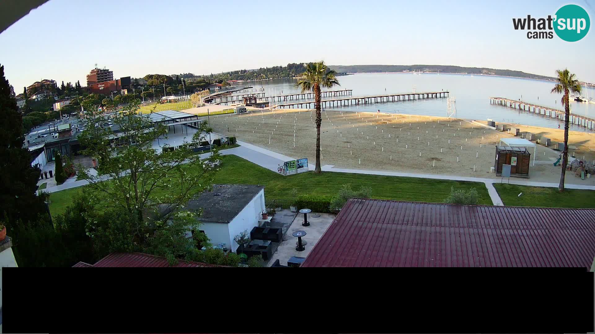 Webcam Live Playa de Portorož