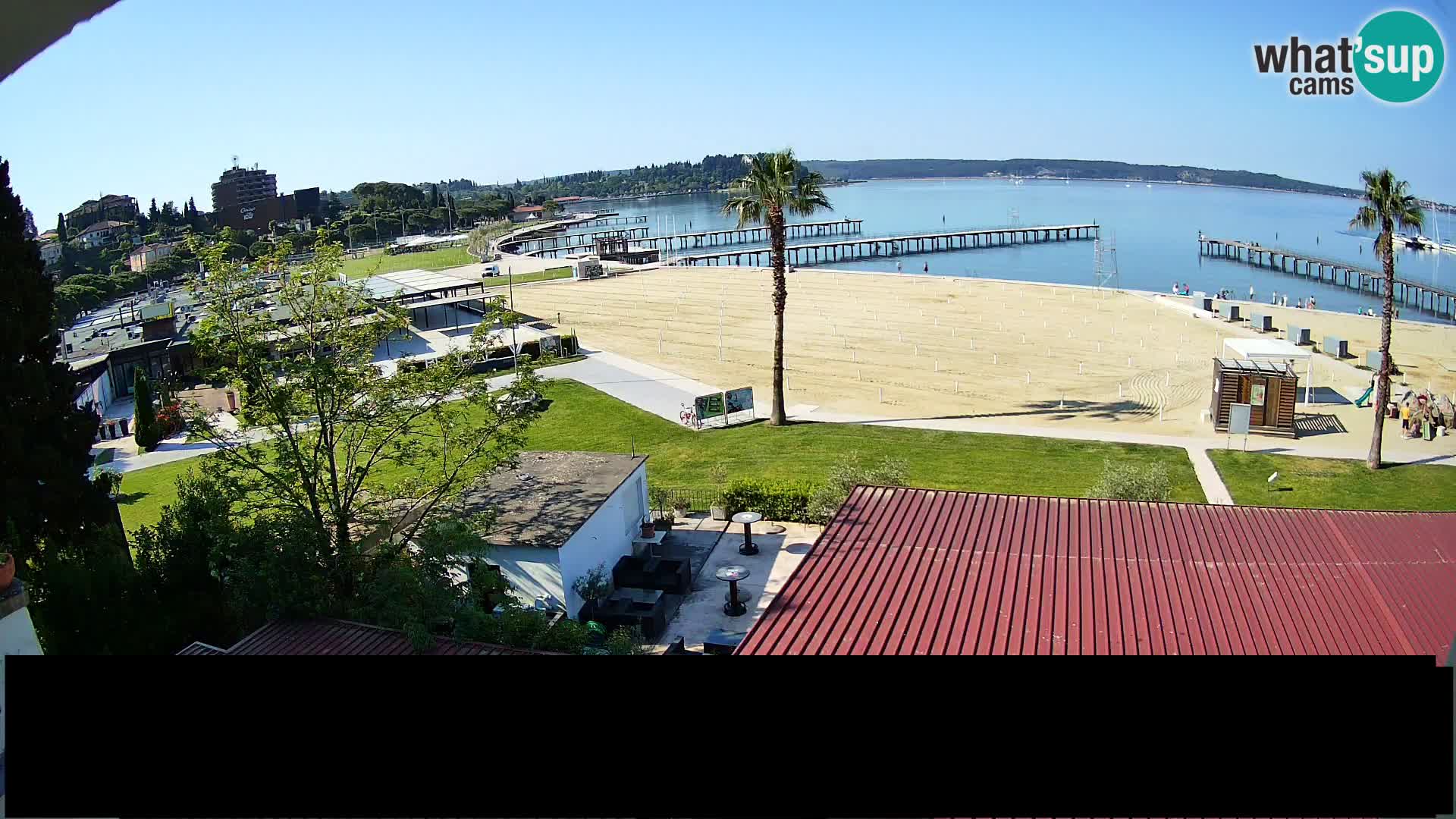 Webcam Portorož Strand – Karamela bar