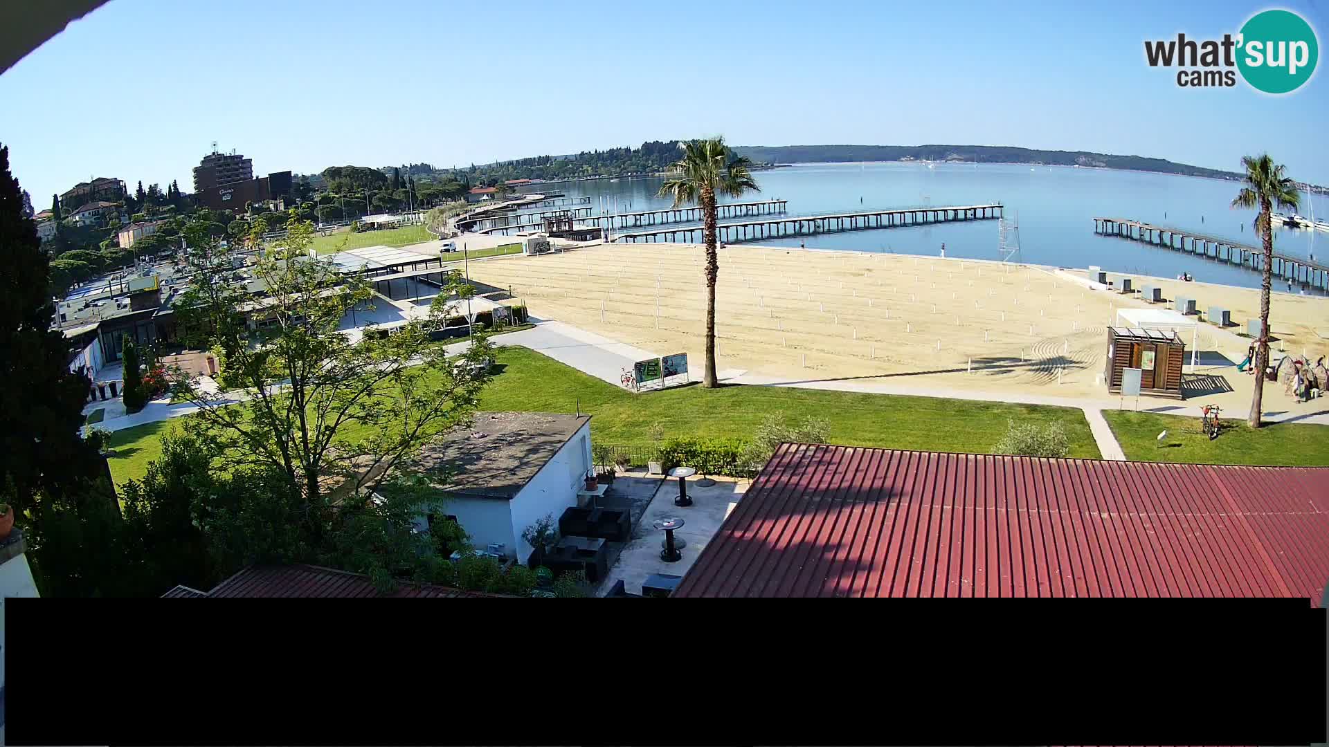 Webcam Live Playa de Portorož