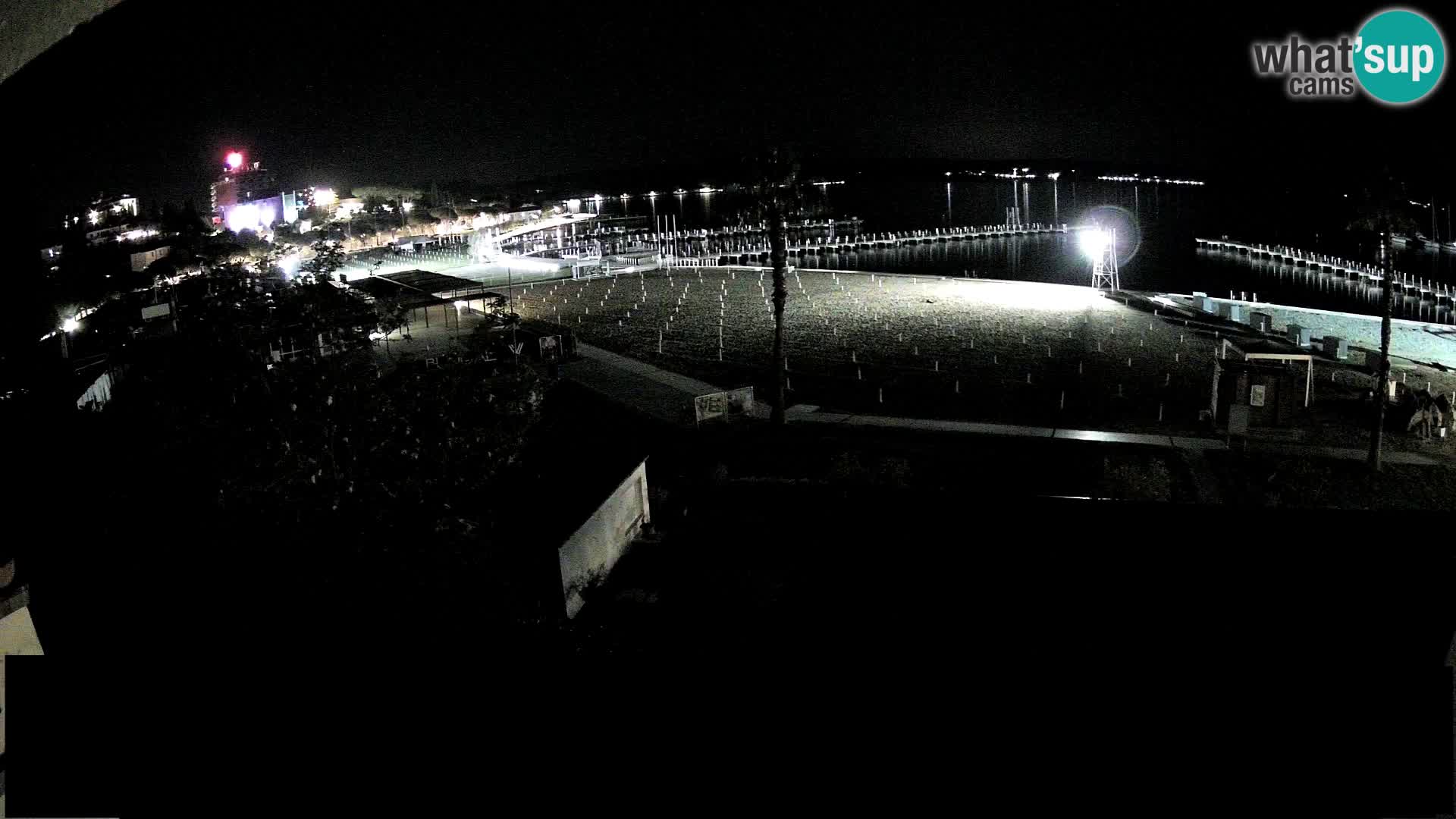 Kamera v živo Portorož plaža – Bungalow