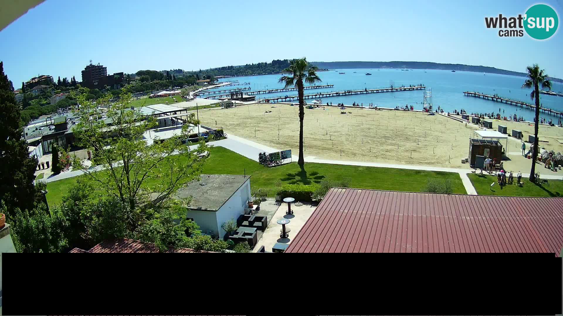 Webcam live Beach in Portorož