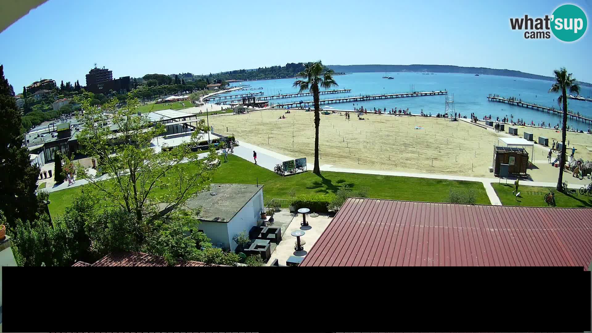 Spletna kamera Plaža Portorož